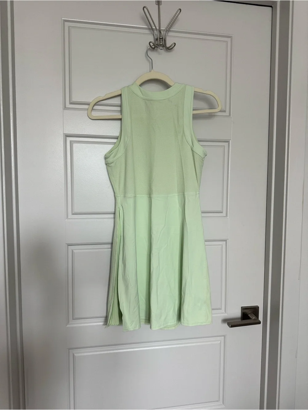 ❗️SOLD❗️Lululemon Light Green Athletic Zip-Front Tank Dress - Picture 4 of 5